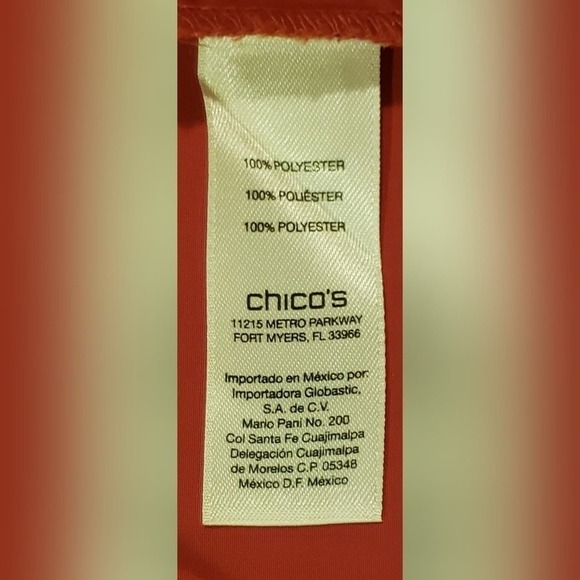 Zenergy Chico's Size 2 Burnt Orange Tab Sleeve Jacket Shacket Women's Medium - Picture 8 of 8